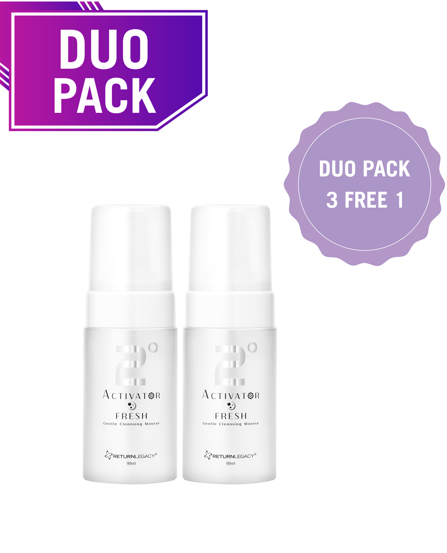 2° Activator Fresh (3 DUO PACK FREE 1 DUO PACK)